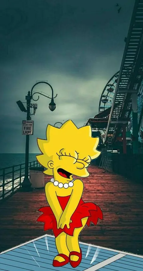lisa simpson aesthetic j2vgigfykr5gjhm6